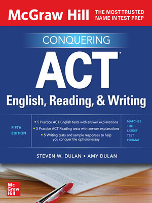 cover image of McGraw Hill Conquering ACT English, Reading, and Writing